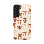 Fall Girlie | Pumpkin Spice Bows Case Phone Case get.casely Essential Galaxy S22 