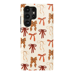 Fall Girlie | Pumpkin Spice Bows Case Phone Case get.casely Essential Galaxy S22 Ultra 