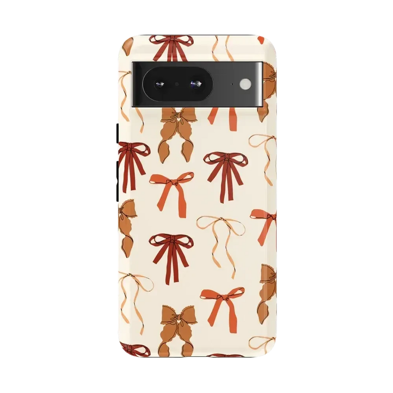 Fall Girlie | Pumpkin Spice Bows Case Phone Case get.casely Essential Google Pixel 8 