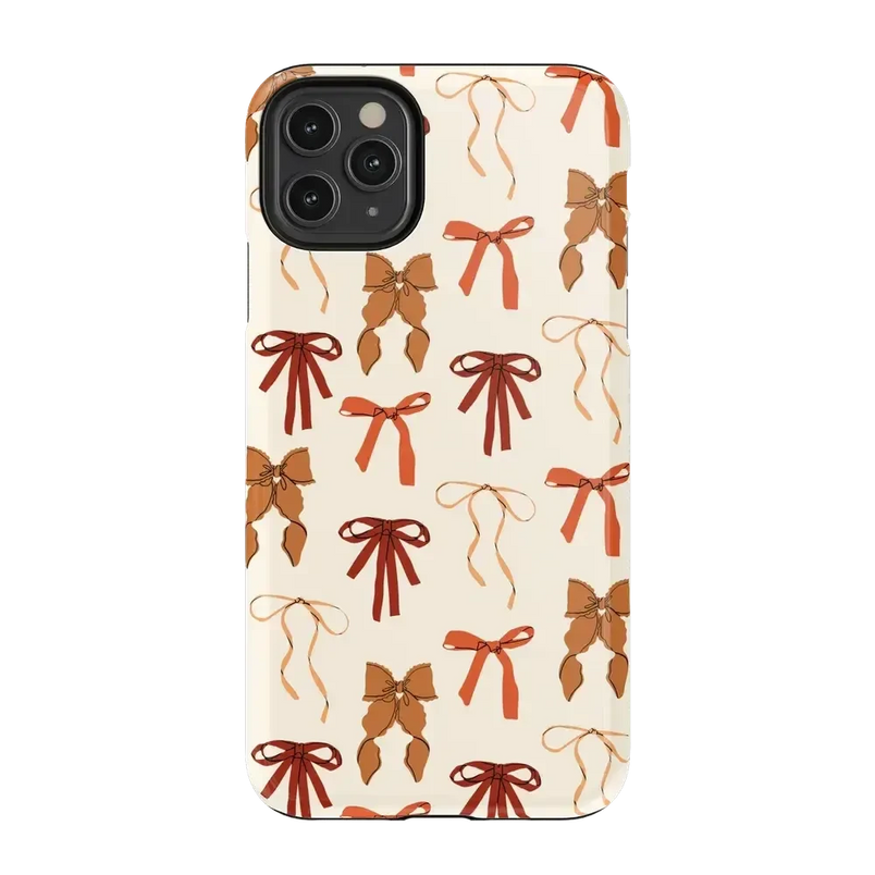 Fall Girlie | Pumpkin Spice Bows Case Phone Case get.casely Essential iPhone 11 Pro Max 