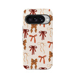 Fall Girlie | Pumpkin Spice Bows Case Phone Case get.casely Essential + MagSafe® Google Pixel 11 Pro XL 