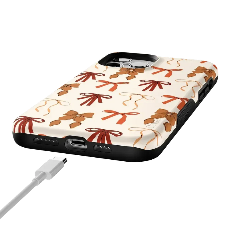 Fall Girlie | Pumpkin Spice Bows Case Phone Case get.casely 