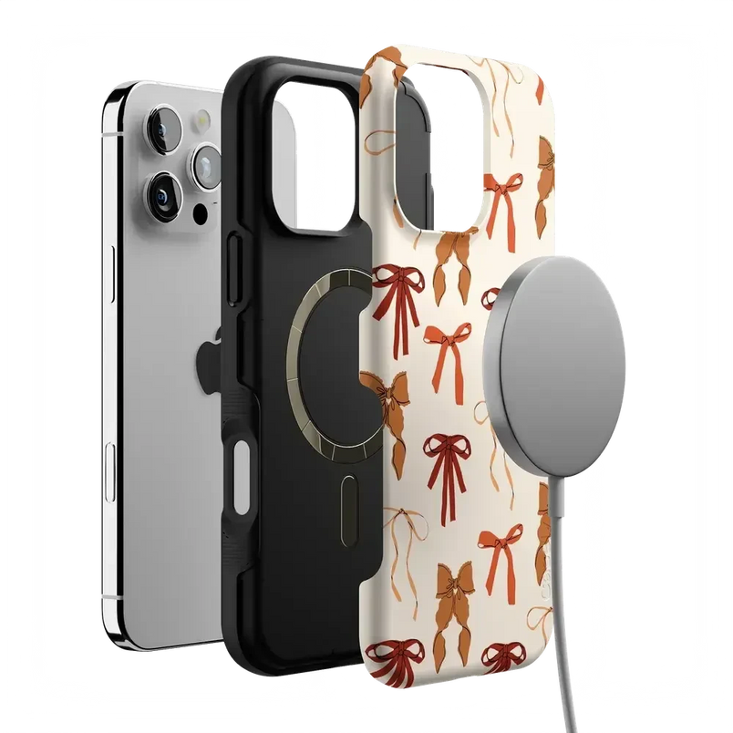 Fall Girlie | Pumpkin Spice Bows Case Phone Case get.casely 