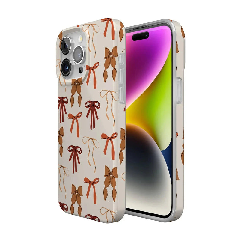 Fall Girlie | Pumpkin Spice Bows Case Phone Case get.casely 