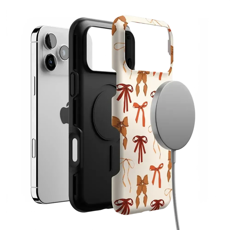 Fall Girlie | Pumpkin Spice Bows Case Phone Case get.casely 