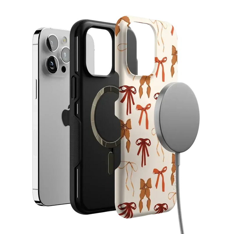 Fall Girlie | Pumpkin Spice Bows Case Phone Case get.casely 