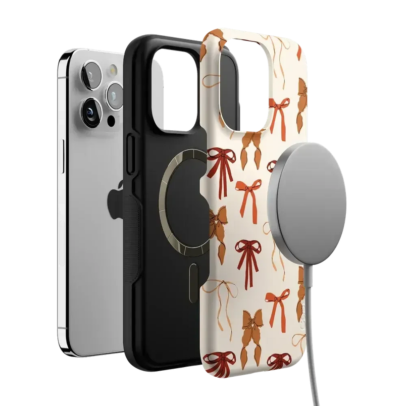 Fall Girlie | Pumpkin Spice Bows Case Phone Case get.casely 