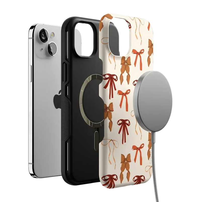 Fall Girlie | Pumpkin Spice Bows Case Phone Case get.casely 