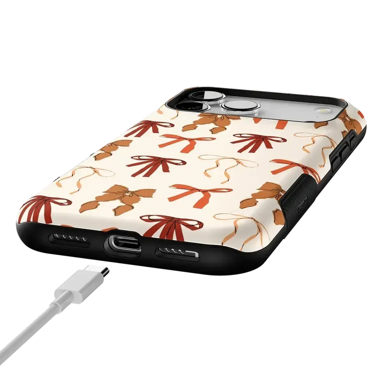 Fall Girlie | Pumpkin Spice Bows Case Phone Case get.casely 