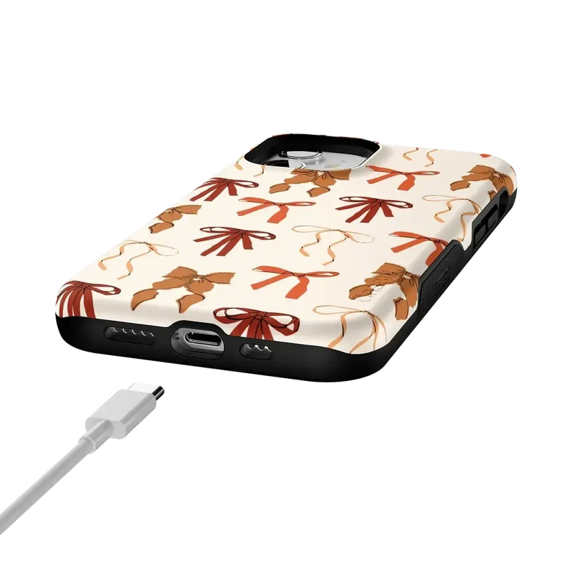 Fall Girlie | Pumpkin Spice Bows Case Phone Case get.casely 
