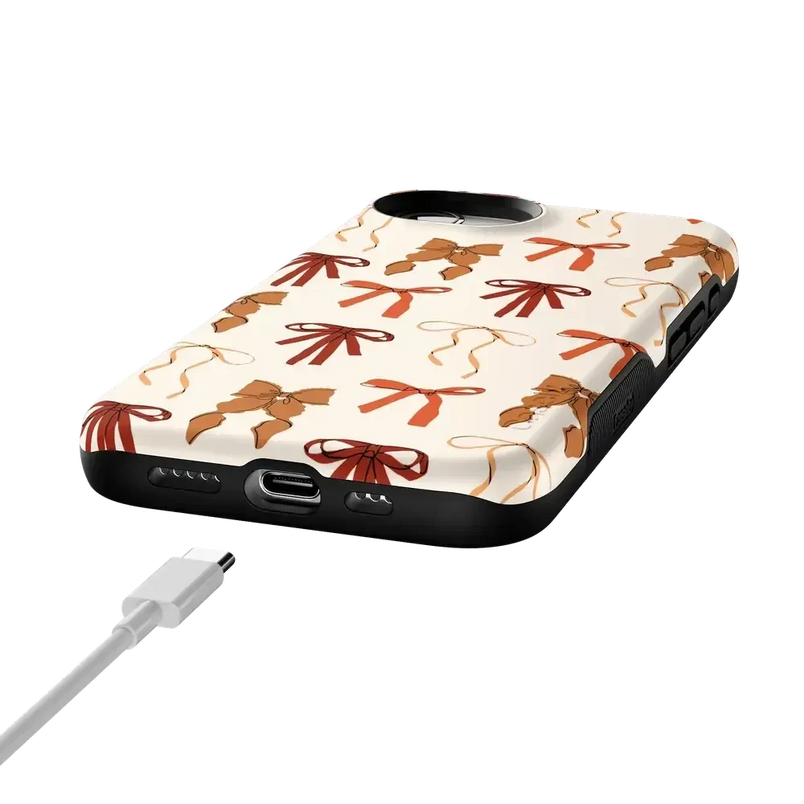 Fall Girlie | Pumpkin Spice Bows Case Phone Case get.casely 