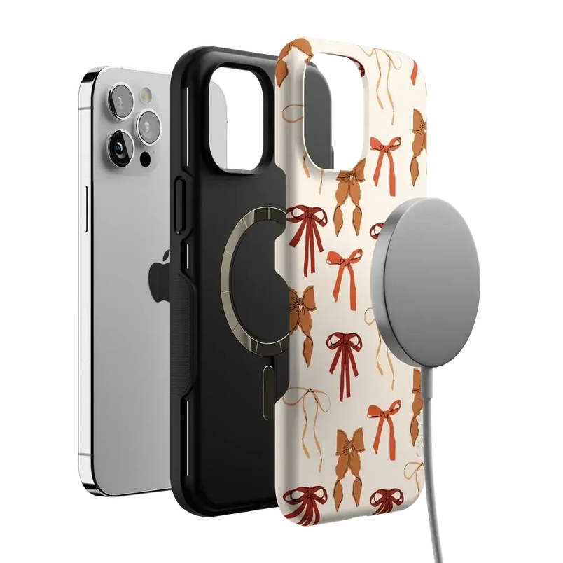 Fall Girlie | Pumpkin Spice Bows Case Phone Case get.casely 