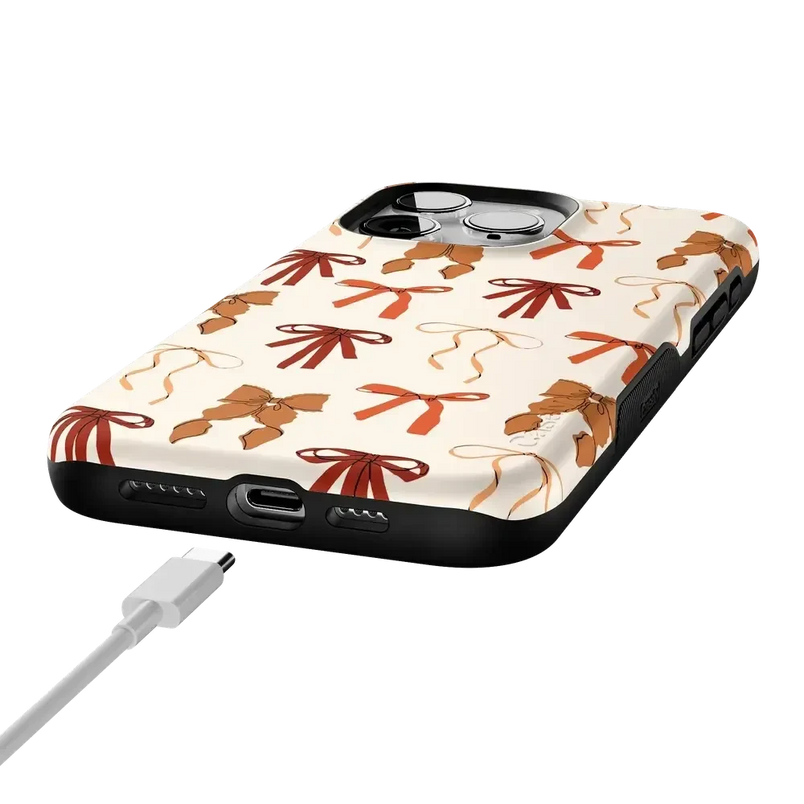 Fall Girlie | Pumpkin Spice Bows Case Phone Case get.casely 