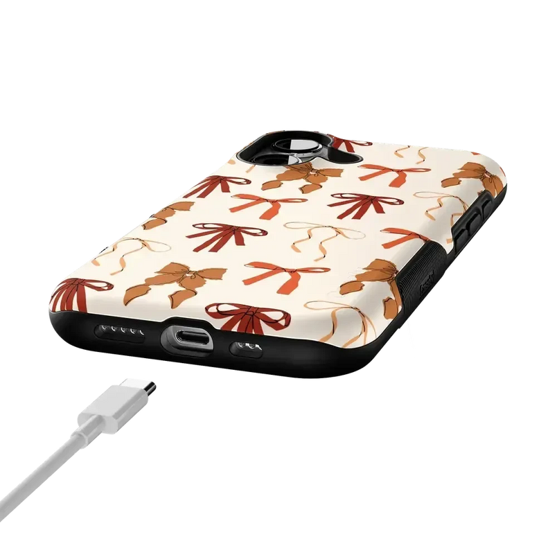 Fall Girlie | Pumpkin Spice Bows Case Phone Case get.casely 