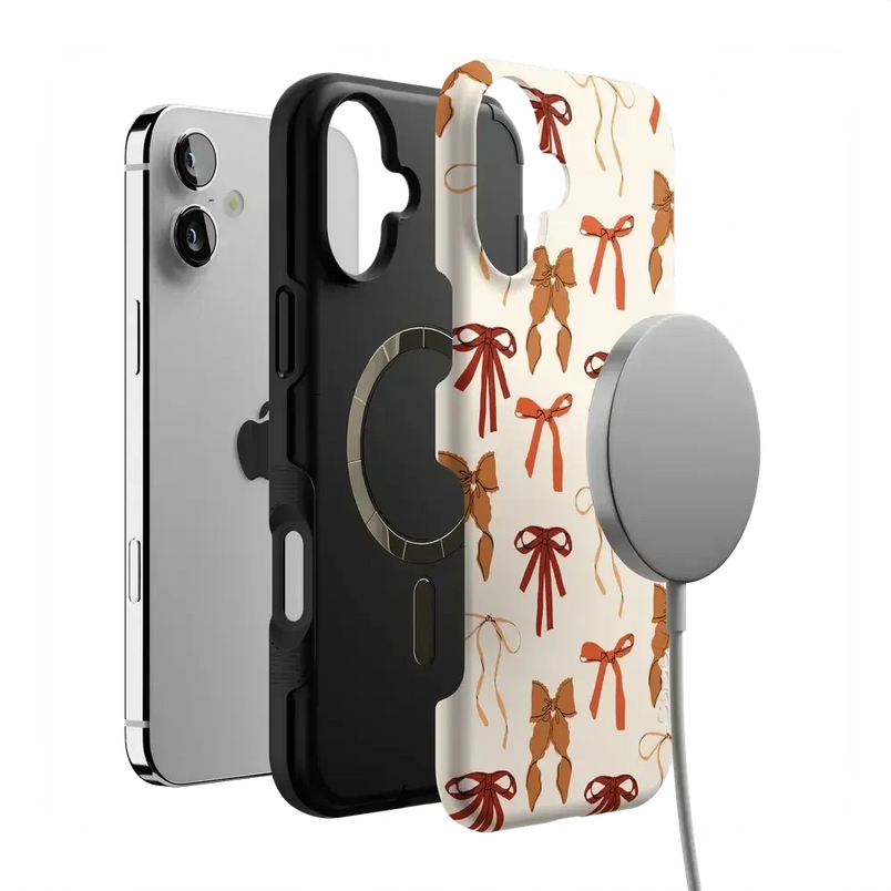 Fall Girlie | Pumpkin Spice Bows Case Phone Case get.casely 