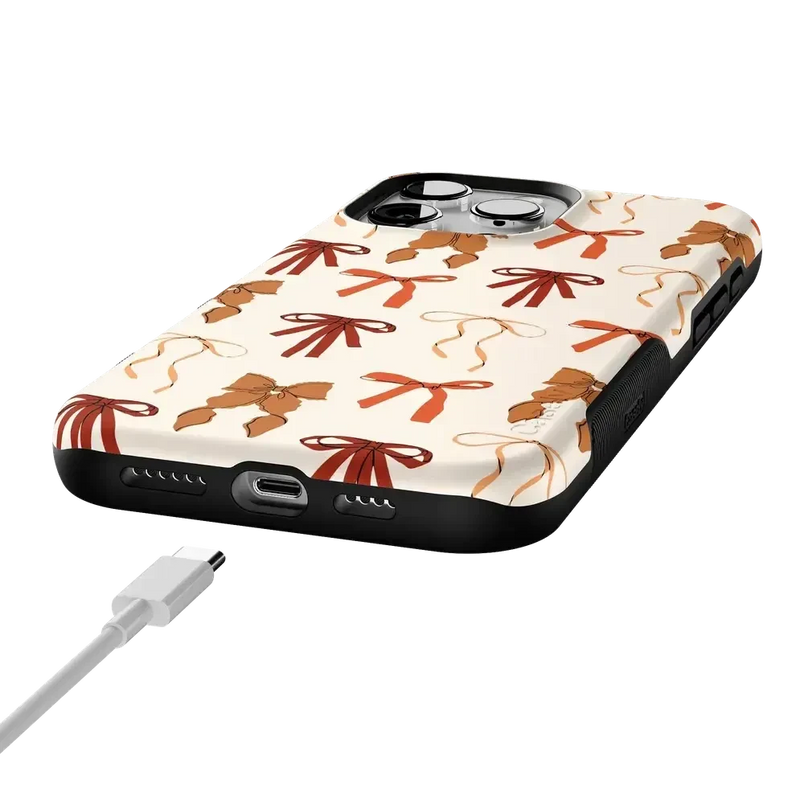 Fall Girlie | Pumpkin Spice Bows Case Phone Case get.casely 