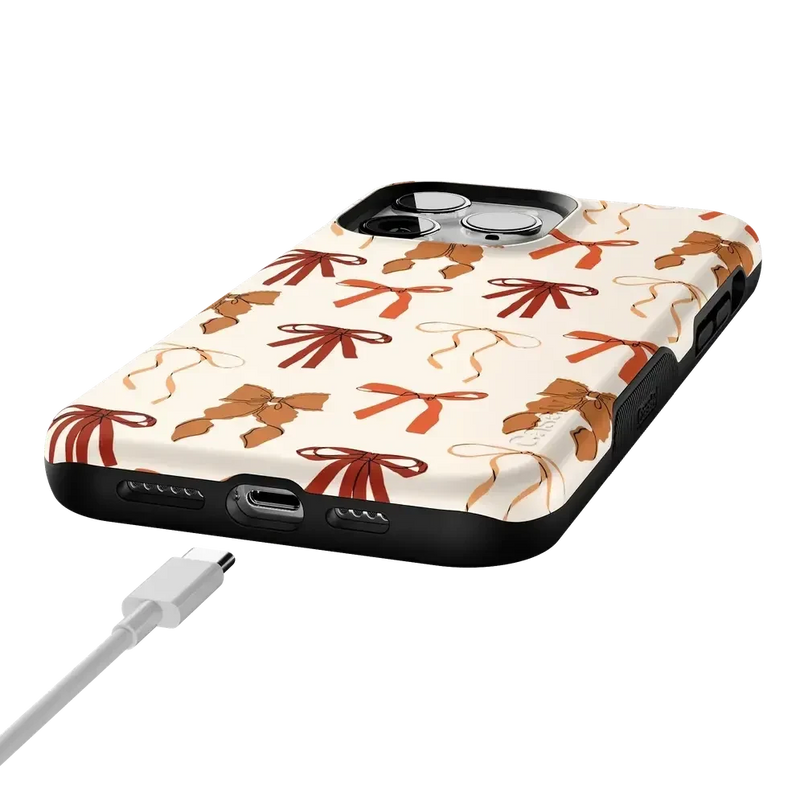 Fall Girlie | Pumpkin Spice Bows Case Phone Case get.casely 