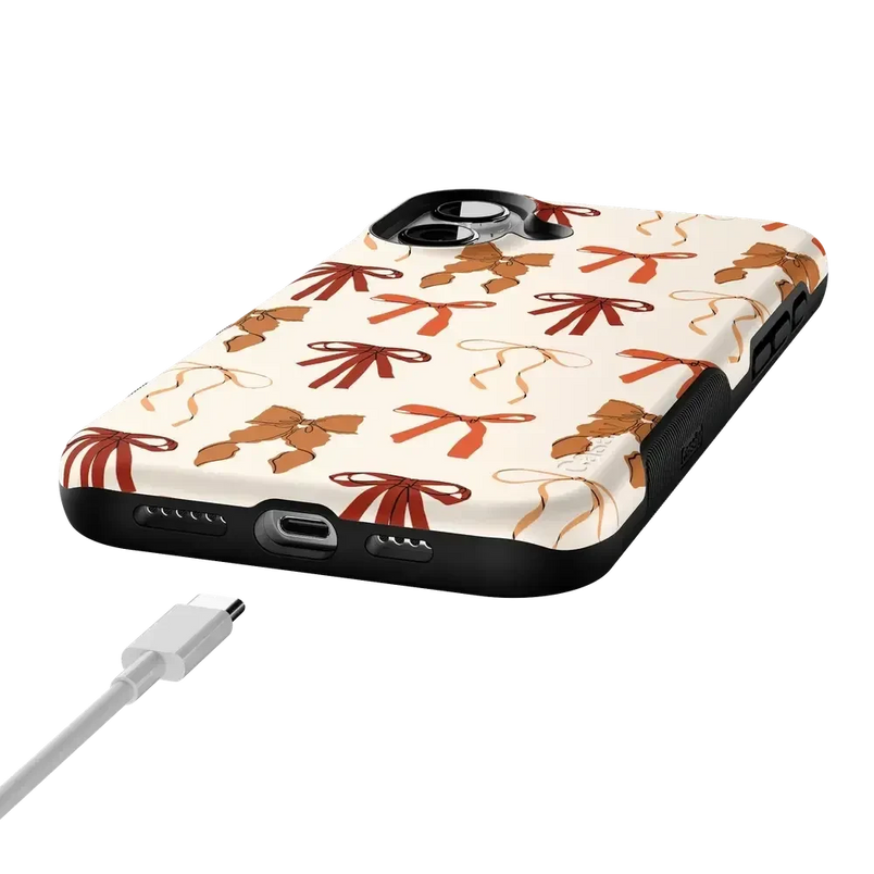 Fall Girlie | Pumpkin Spice Bows Case Phone Case get.casely 