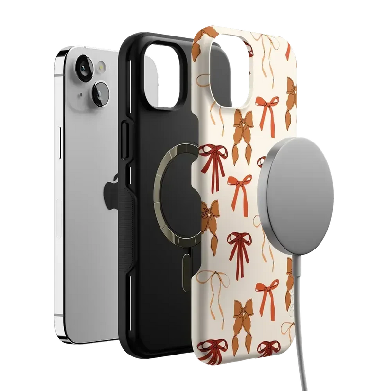 Fall Girlie | Pumpkin Spice Bows Case Phone Case get.casely 