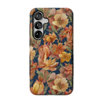 Fallen Gold | Antique Floral Case Phone Case get.casely Bold Flex + MagSafe® Galaxy S25 Plus 