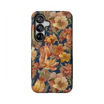 Fallen Gold | Antique Floral Case Phone Case get.casely Bold Flex + MagSafe® Galaxy S25 