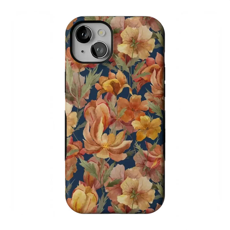 Fallen Gold | Antique Floral Case Phone Case get.casely Bold Flex + MagSafe® iPhone 15 Plus 