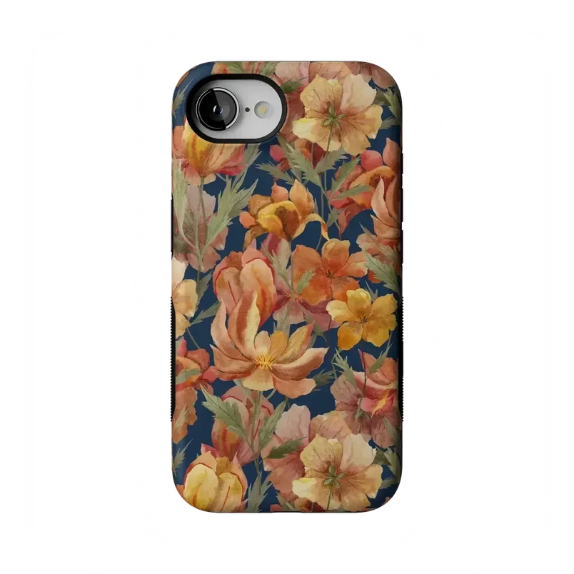 Fallen Gold | Antique Floral Case Phone Case get.casely Bold Flex + MagSafe® iPhone 17e 