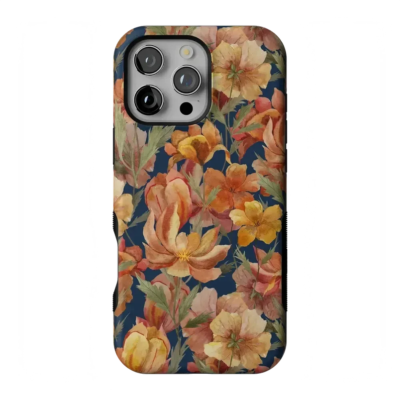 Fallen Gold | Antique Floral Case Phone Case get.casely Bold + MagSafe® iPhone 16 Pro Max 