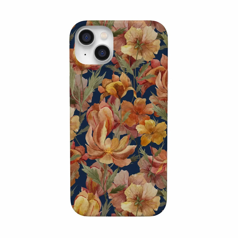 Fallen Gold | Antique Floral Case Phone Case get.casely Classic + MagSafe® iPhone 14 Plus 