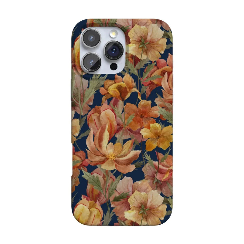 Fallen Gold | Antique Floral Case Phone Case get.casely Classic + MagSafe® iPhone 16 Pro Max 