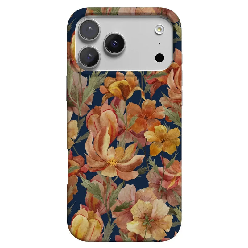 Fallen Gold | Antique Floral Case Phone Case get.casely Classic + MagSafe® iPhone 17 Pro Max 