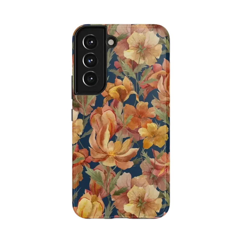 Fallen Gold | Antique Floral Case Phone Case get.casely Essential Galaxy S22 