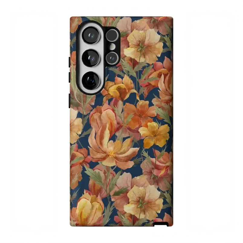 Fallen Gold | Antique Floral Case Phone Case get.casely Essential Galaxy S23 Ultra 
