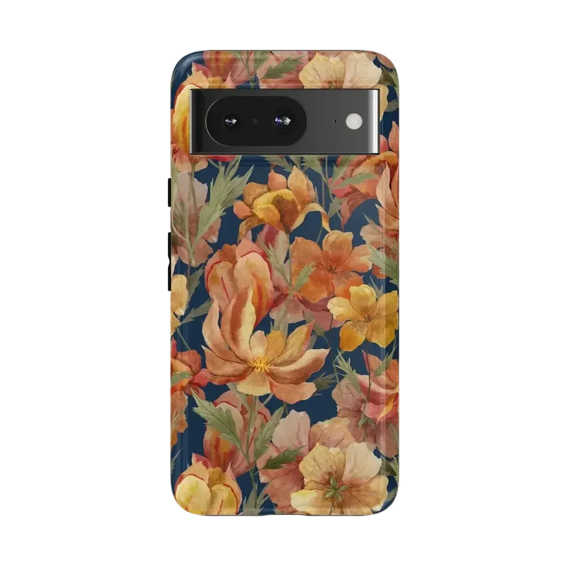 Fallen Gold | Antique Floral Case Phone Case get.casely Essential Google Pixel 8 