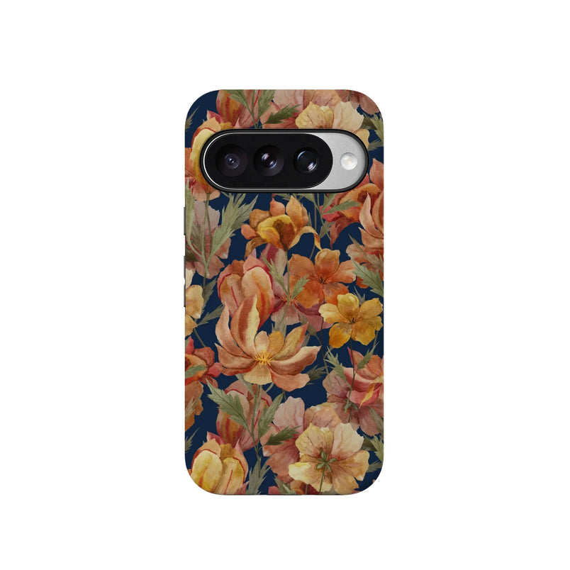 Fallen Gold | Antique Floral Case Phone Case get.casely Essential + MagSafe® Google Pixel 11 Pro 