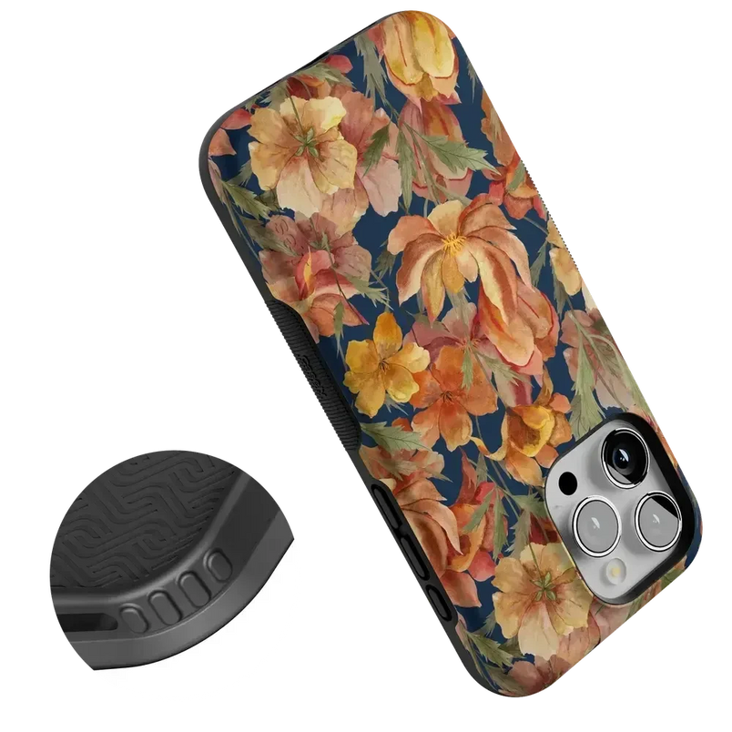 Fallen Gold | Antique Floral Case Phone Case get.casely 