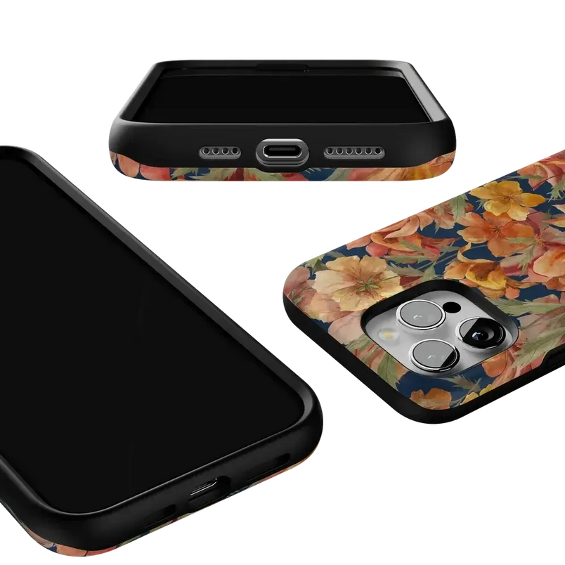 Fallen Gold | Antique Floral Case Phone Case get.casely 