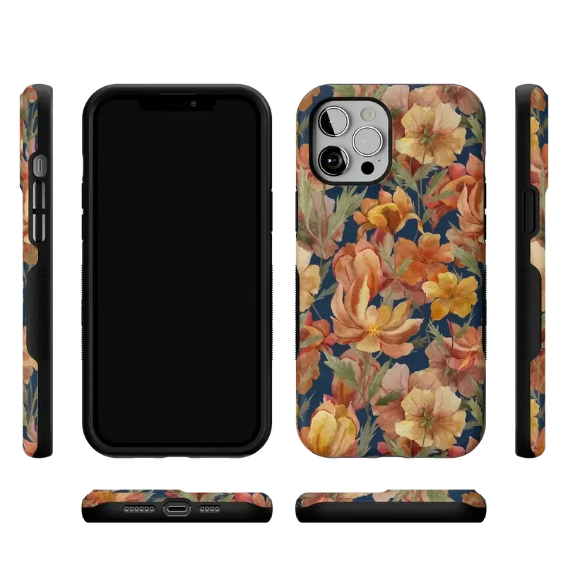 Fallen Gold | Antique Floral Case Phone Case get.casely 