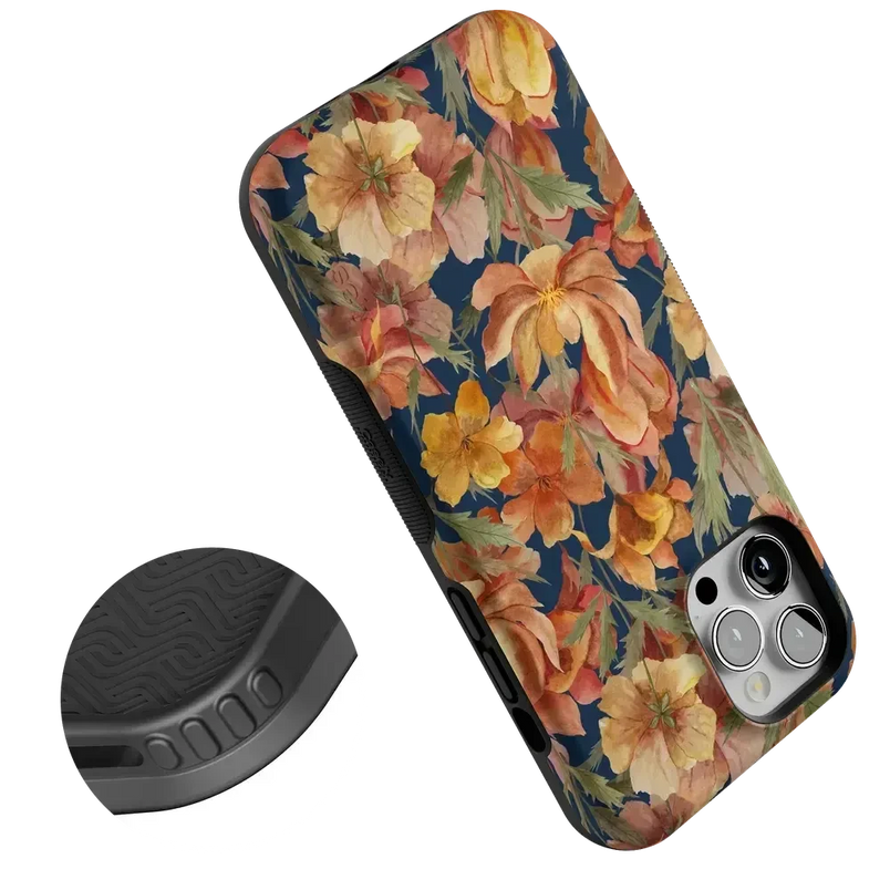 Fallen Gold | Antique Floral Case Phone Case get.casely 