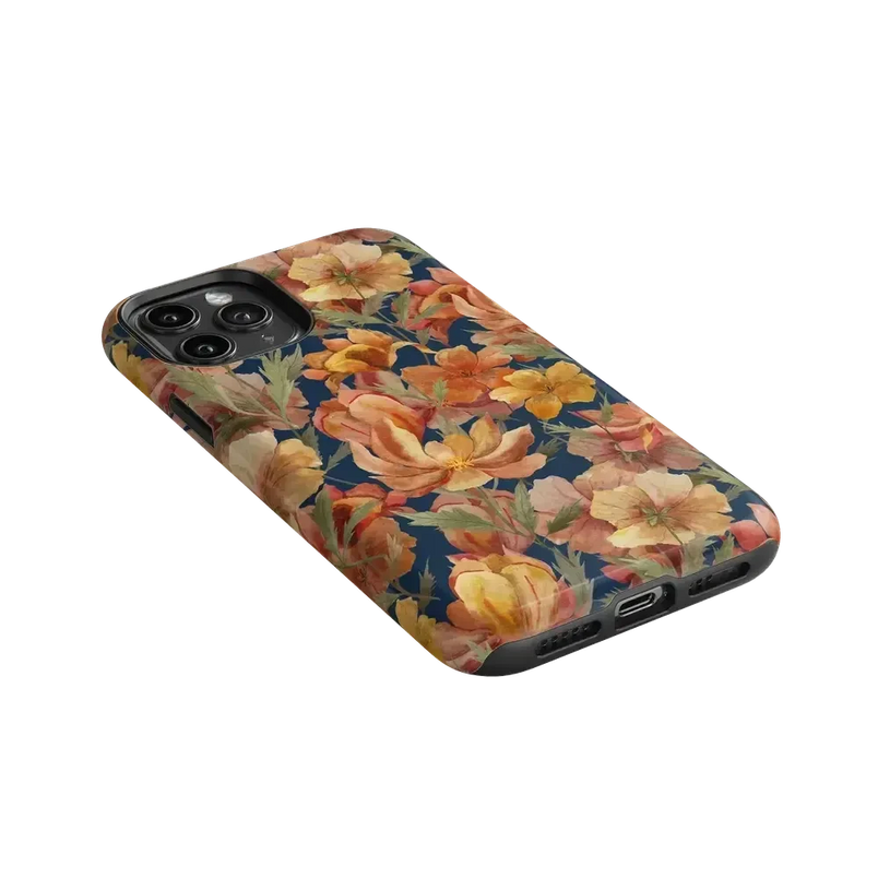 Fallen Gold | Antique Floral Case Phone Case get.casely 
