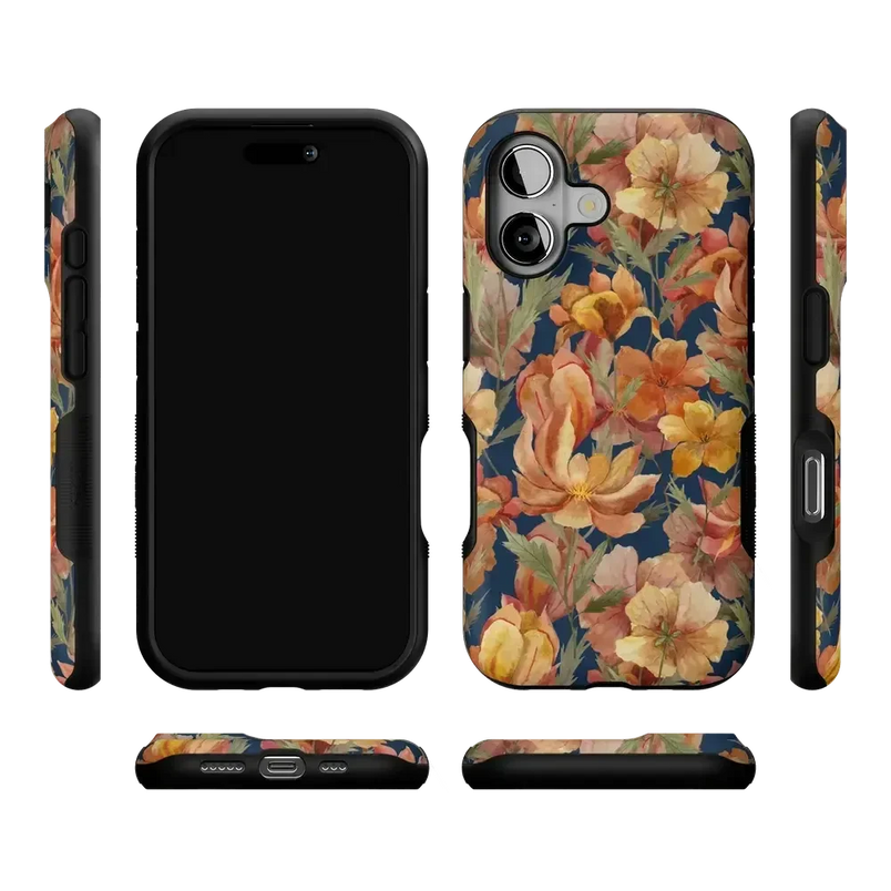 Fallen Gold | Antique Floral Case Phone Case get.casely 