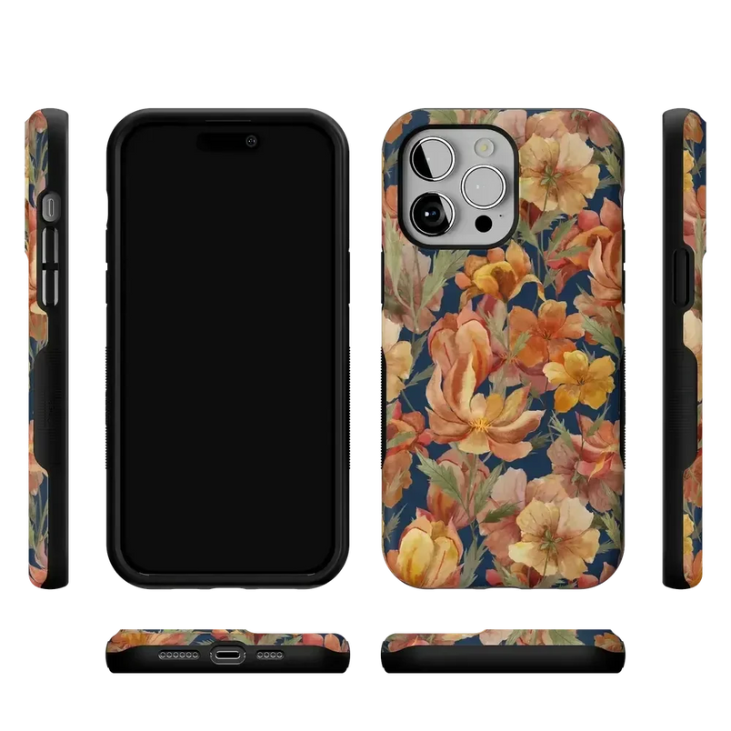 Fallen Gold | Antique Floral Case Phone Case get.casely 