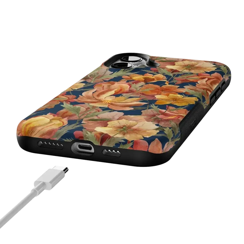 Fallen Gold | Antique Floral Case Phone Case get.casely 