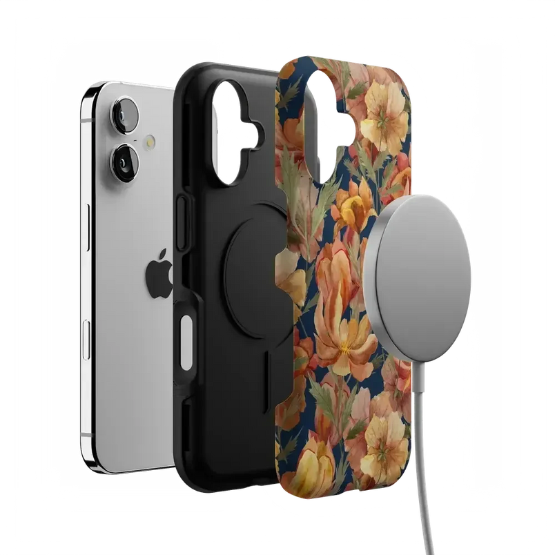 Fallen Gold | Antique Floral Case Phone Case get.casely 