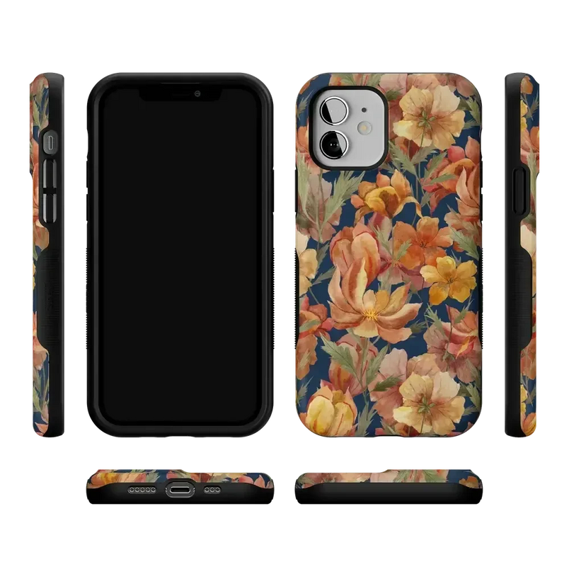 Fallen Gold | Antique Floral Case Phone Case get.casely 