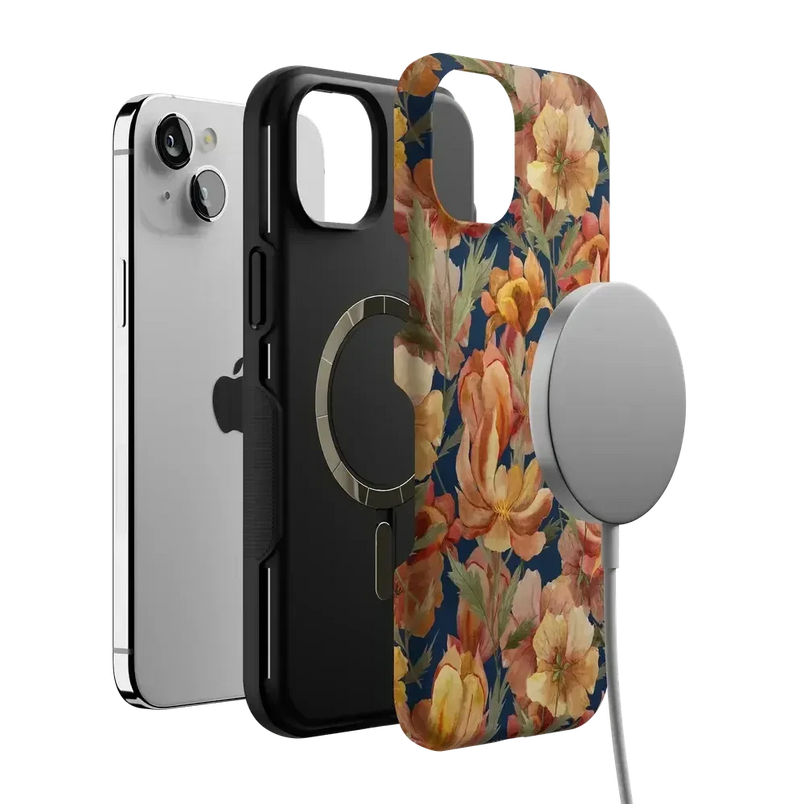 Fallen Gold | Antique Floral Case Phone Case get.casely 
