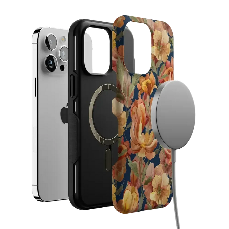 Fallen Gold | Antique Floral Case Phone Case get.casely 