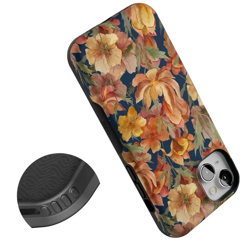 Fallen Gold | Antique Floral Case Phone Case get.casely 