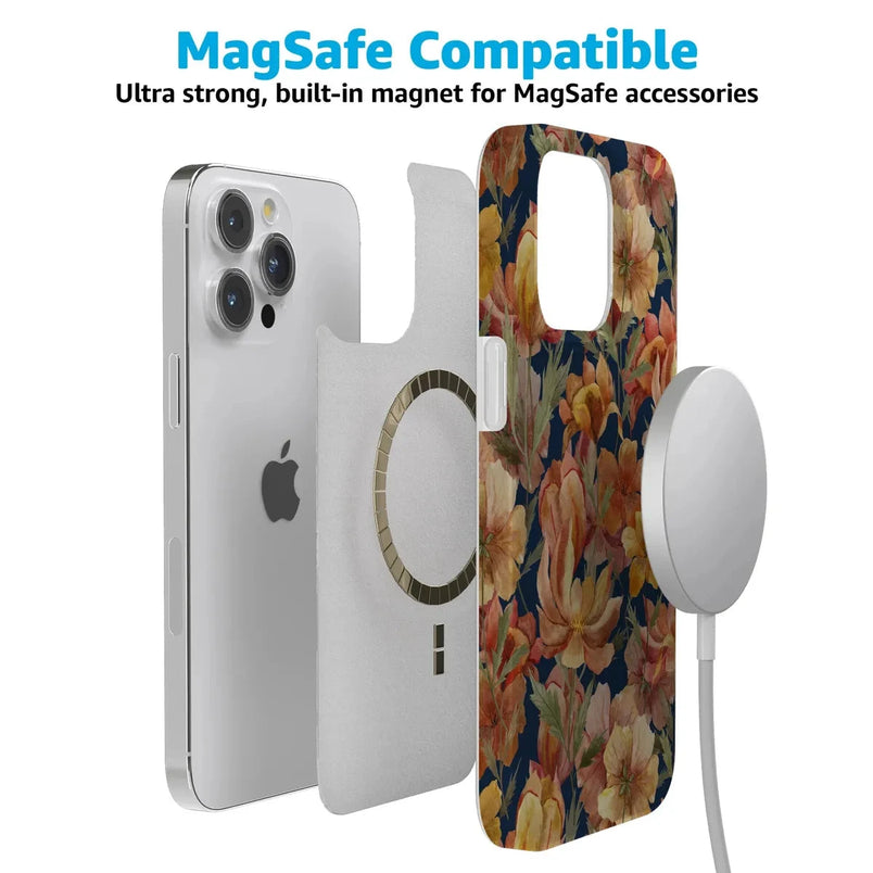 Fallen Gold | Antique Floral Case Phone Case get.casely 