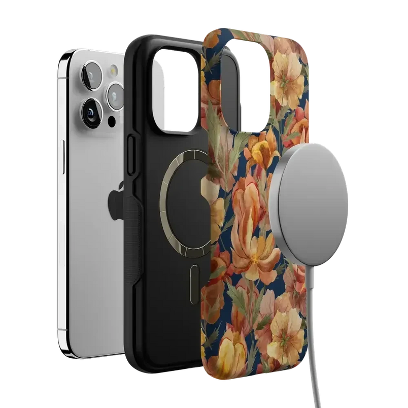 Fallen Gold | Antique Floral Case Phone Case get.casely 